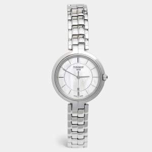 Tissot Mother of Pearl Stainless Steel Flamingo T094.210.11.111.00 Women's Wristwatch 30 mm 