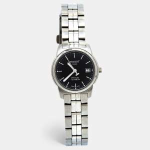 Tissot Black Titanium PR100 T0493104405100 Women's Wristwatch 28 mm