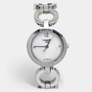 Tissot Mother of Pearl Stainless Steel Pinky T084.210.11.116.01 Women's Wristwatch 28 mm 