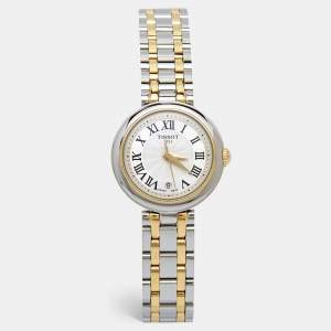 Tissot Silver Two-Tone Stainless Steel Bellissima T126.010.22.013.00 Women's Wristwatch 26 mm