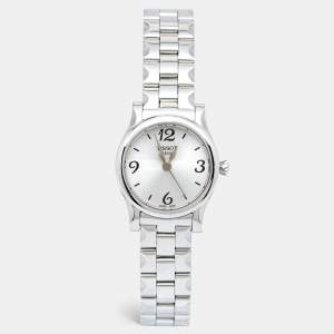 Tissot Silver Stainless Steel Stylis-T T028210A Women's Wristwatch 28 mm