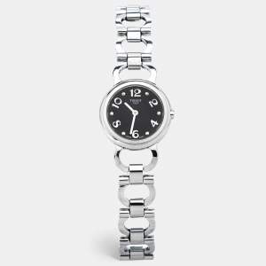 Tissot Black Stainless Steel Classic-T T029.009.11.057.00 Women's Wristwatch 25 mm 