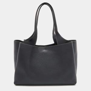 Pre Owned Tod's Black Leather Tote
