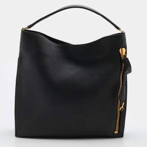 مملوكة مسبقًا Tom Ford Black Leather Business Tote