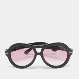 Tom Ford Pink Gradient  TF 514 Isla Oversized Sunglasses