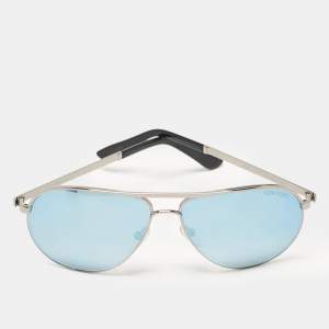 Tom Ford Blue Mirrored TF144 Marko Aviator Sunglasses
