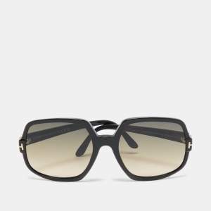 Tom Ford Black Gradient TF 992 Delphine-02 Oversized Sunglasses