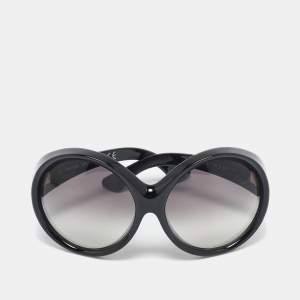 Tom Ford Black Gradient TF94 Alessandra Oversized Sunglasses 