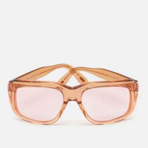 Tom Ford Orange/Pink Bailey 02 TF 885 Square Sunglasses