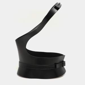 Tom Ford Black Leather Corset Belt 40CM