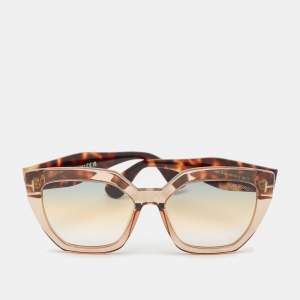 Tom Ford Brown Gradient TF939 Phoebe Square Sunglasses