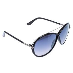 Pre Owned Tom Ford Black/Grey Gradient TF454 Tamara Butterfly Sunglasses 