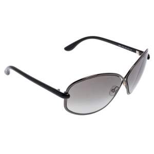 نظارة شمسية توم فورد بيضاوية متدرجة بريغيت تي أف160 أسيتات أسود