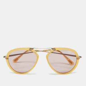 Tom Ford Light Yellow TF473 Aaron Sunglasses