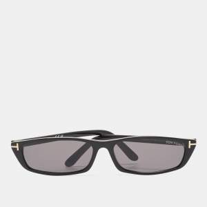 Tom Ford Black Acetate TF1058 Rectangular Sunglasses  