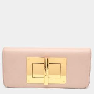 Tom Ford Beige Leather Natalia Shoulder Bag