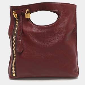 Pre Owned Tom Ford Alix Red Leather Shoulder Bag