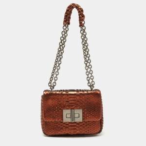 Tom Ford Metallic Python Natalia Crossbody Bag