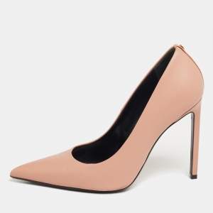 Tom Ford Peach Leather Pointed Toe Pumps Size 39