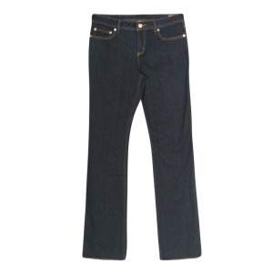 Tory Burch Indigo Dark Wash Denim Classic Boot Cut Jeans M