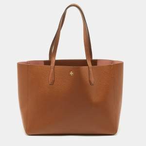 Pre Owned Tory Burch Brown Leather Blake Tote