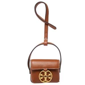Tory Burch Tan Leather Miller AirPods Pro Case