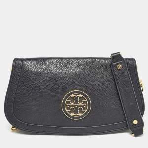 Tory Burch Black Leather Amanda Crossbody Bag