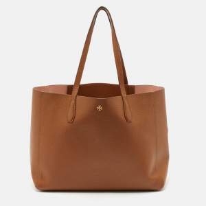 Tory Burch Brown Leather Perry Tote