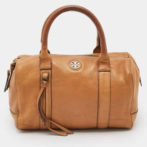 Tory Burch Brown Leather Brody Satchel