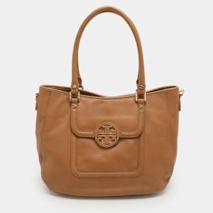Tory Burch Beige Leather Amanda Tote