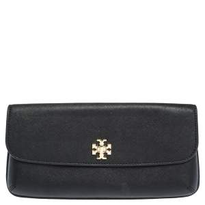 مملوكة مسبقًا Tory Burch Black Leather Diana Clutch
