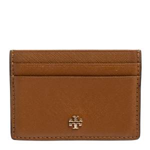 مملوكة مسبقًا حافظة بطاقات تورى برش روبينسون جلد بنى 