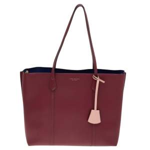 Tory Burch Burgundy Leather Perry Tote