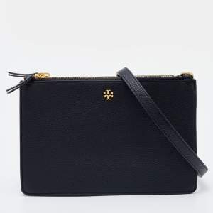 Tory Burch Black Leather Crossbody Bag