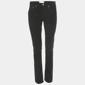 Pre Owned Sandro Black Corduroy Skinny Jeans M/Waist 29" 