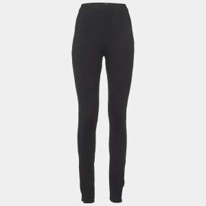 Toteme Black Jersey Zip Leggings XL 