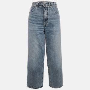Toteme Worn Blue Denim Flare Fit Jeans M Waist 29"
