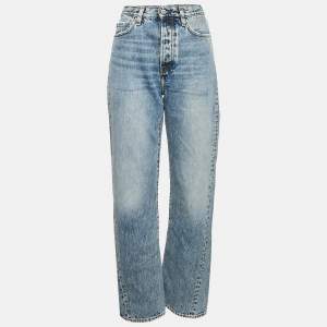Toteme Blue Twisted Seam Denim Full Length Jeans S Waist 27"