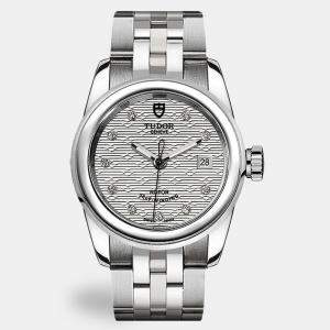 Pre Owned Tudor Classic M51000-0004 Women's White Stainless Steel Wristwatch Automatic 26 mm