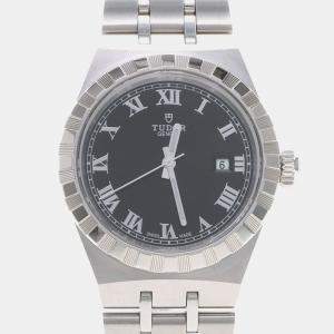 Pre Owned Tudor Royal 28300 Automatic Stainless Steel Womens Wristwatch 28 mm