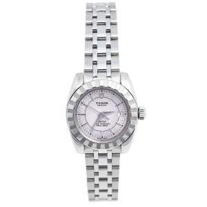 Tudor Silver Stainless Steel Classic 22010 Women's Wristwatch 28 mm