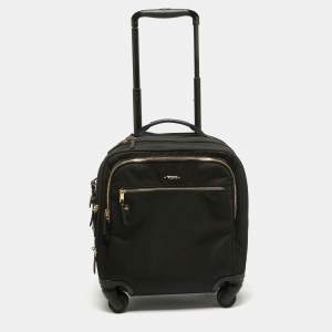 TUMI Black Nylon Osona Compact Carry-On Luggage