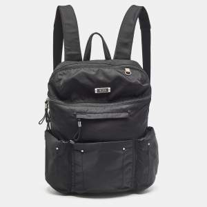 TUMI Black Nylon Backpack