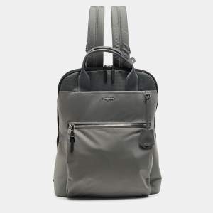 TUMI Grey Nylon Voyageur Essential Backpack