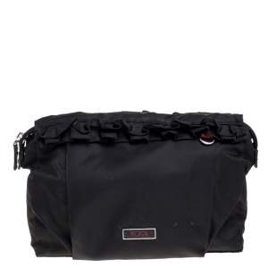 Tumi Black Nylon Zipped Pouch 