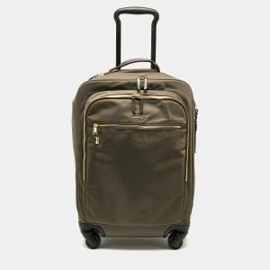 TUMI Grey Nylon Tres Léger International Carry On Suitcase