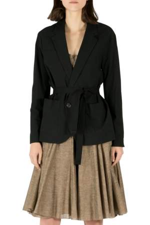 Isabel Marant Etoile Black Idony Cotton Blazer M 