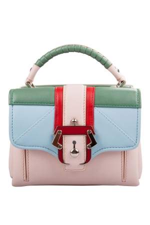 Paula Cademartori Multicolor Leather Dun Dun Top Handle Bag