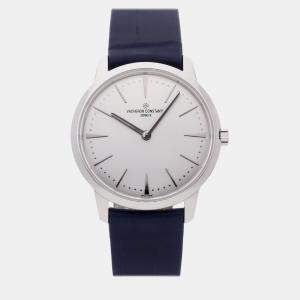 Vacheron Constantin Silver 18k White Gold Patrimony 81530/000G-968 Women's Wristwatch 36 mm