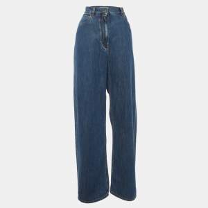 مملوكة مسبقًا جينز فالتنتينو دنيم أزرق قصة مستقيمة مقاس الخصر 30 بوصة